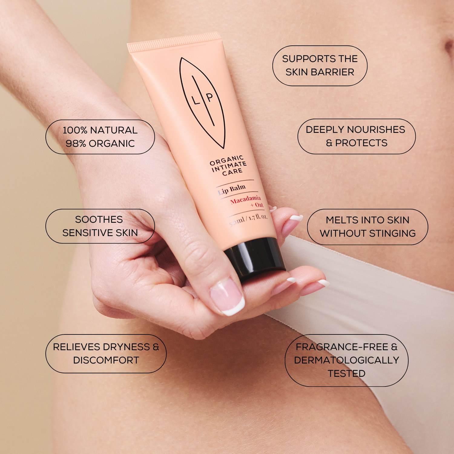 Lip Balm - Macadamia + Oat – Lip Intimate Care
